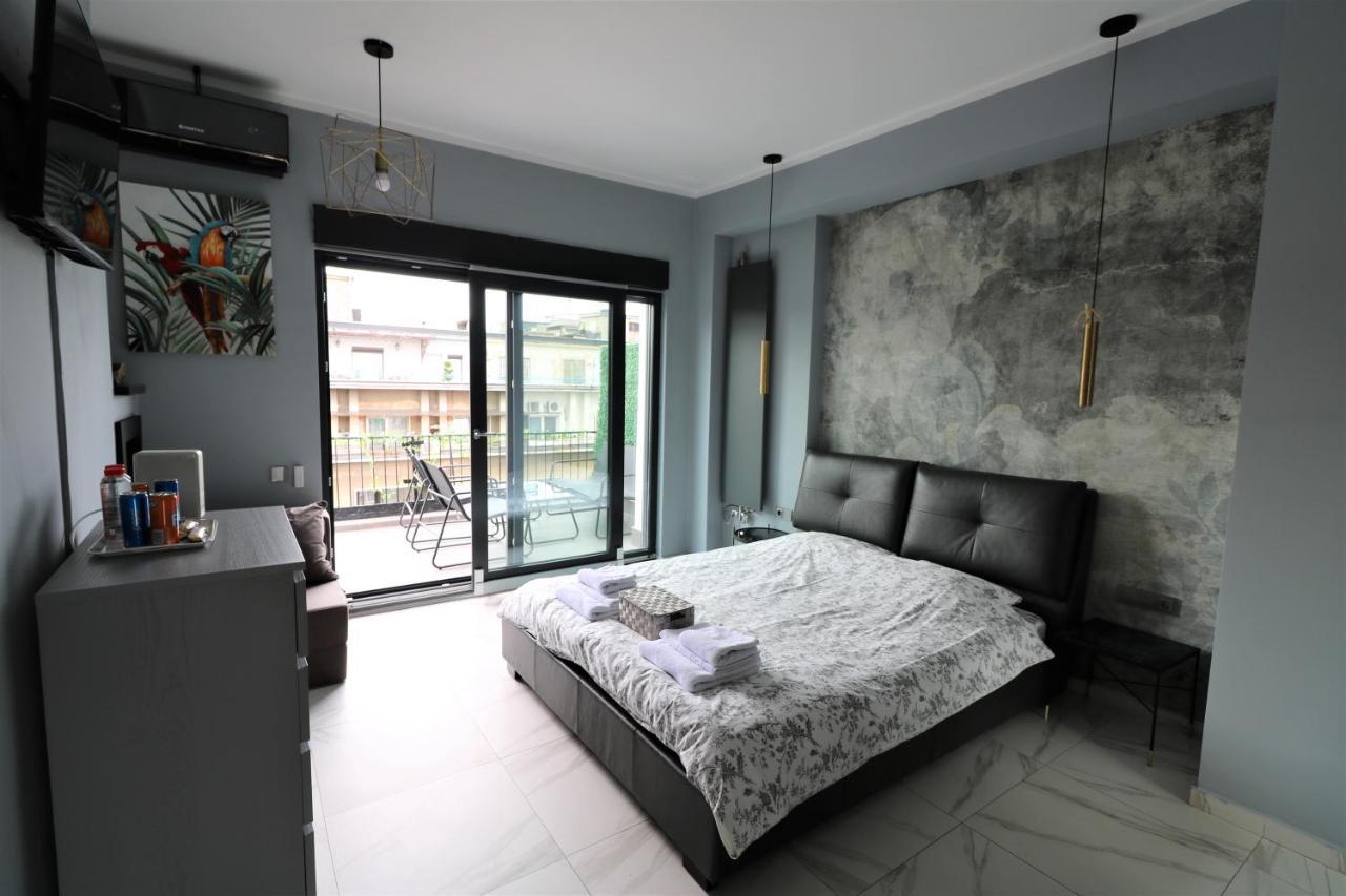 Deluxe Skyline Retreat Studio - Old Town Bukarest Kültér fotó