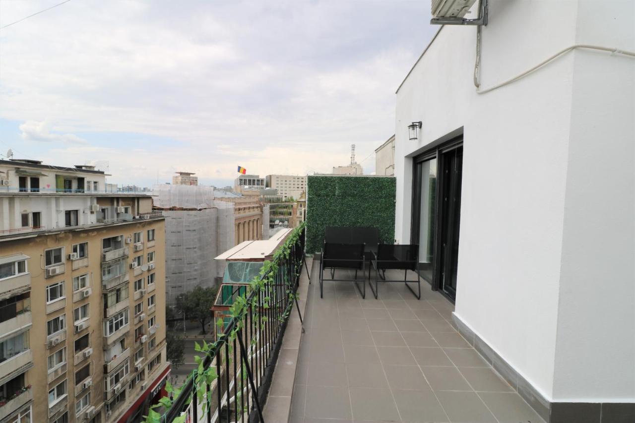 Deluxe Skyline Retreat Studio - Old Town Bukarest Kültér fotó