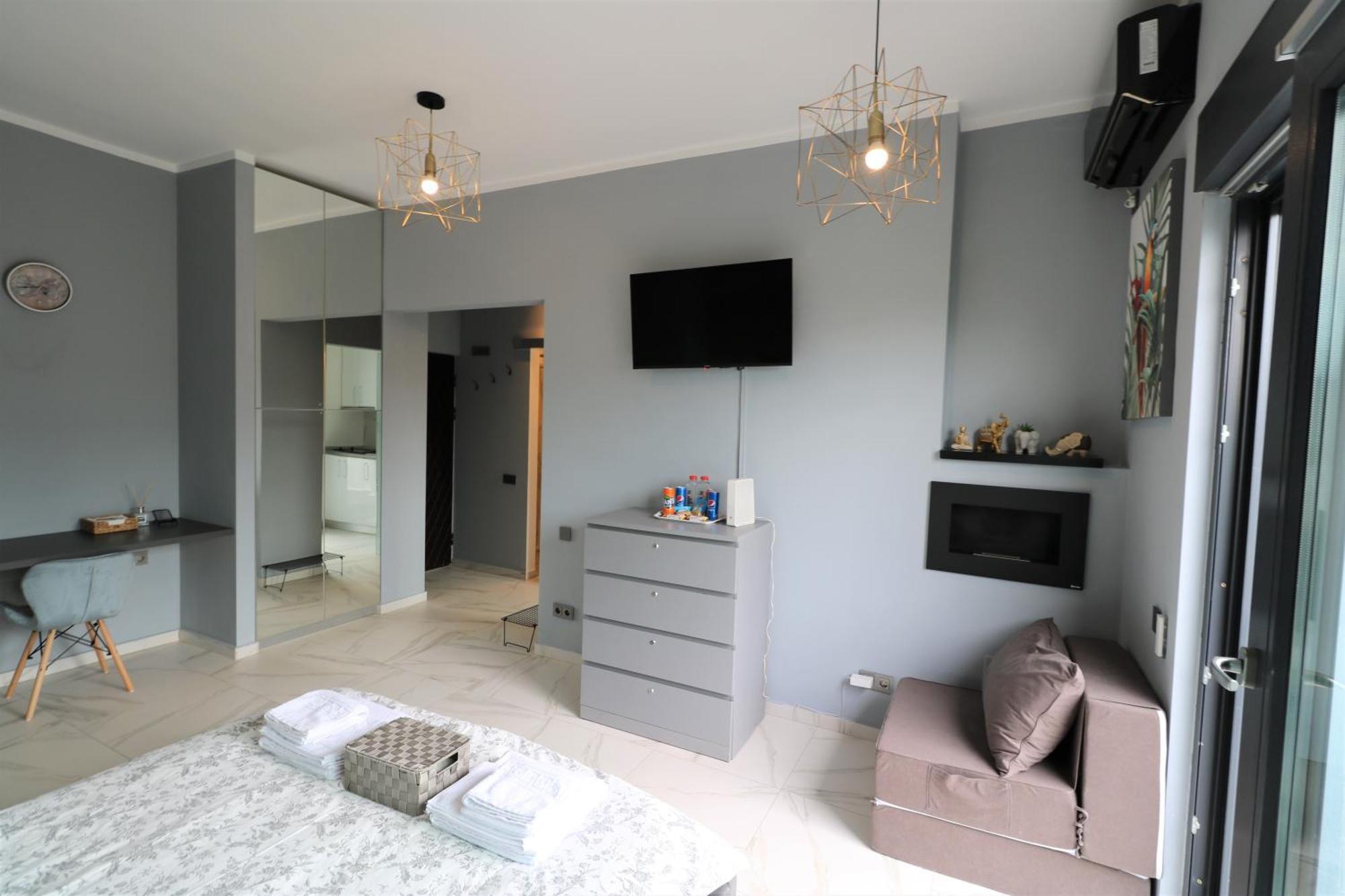 Deluxe Skyline Retreat Studio - Old Town Bukarest Kültér fotó